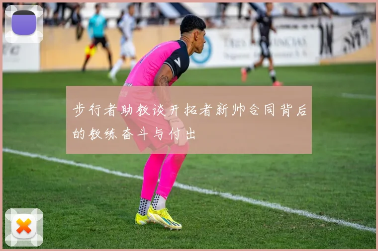 步行者助教谈开拓者新帅合同背后的教练奋斗与付出